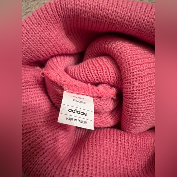 Adidas Pink Knit Beanie - Picture 3 of 3